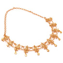 Swan Motif Single Layered Necklace Set - BRISHNI