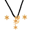 Tagar Drop Locket Tassel Set - BRISHNI