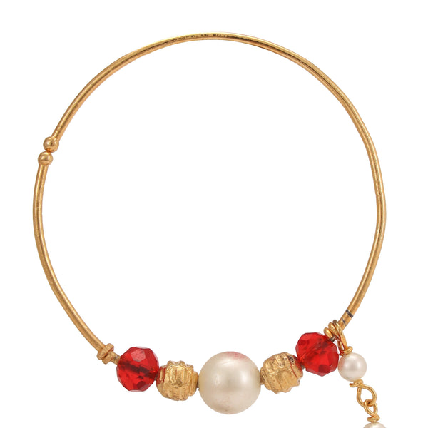 Traditional Nose Ring For Bengali Bride (Nath) - Main Image