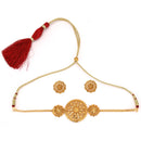 Trichakra Kanthi With Small Studs - BRISHNI