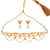 Trina Choker Set featuring a 24K gold-plated choker necklace and matching earrings, perfect for elegant styling.