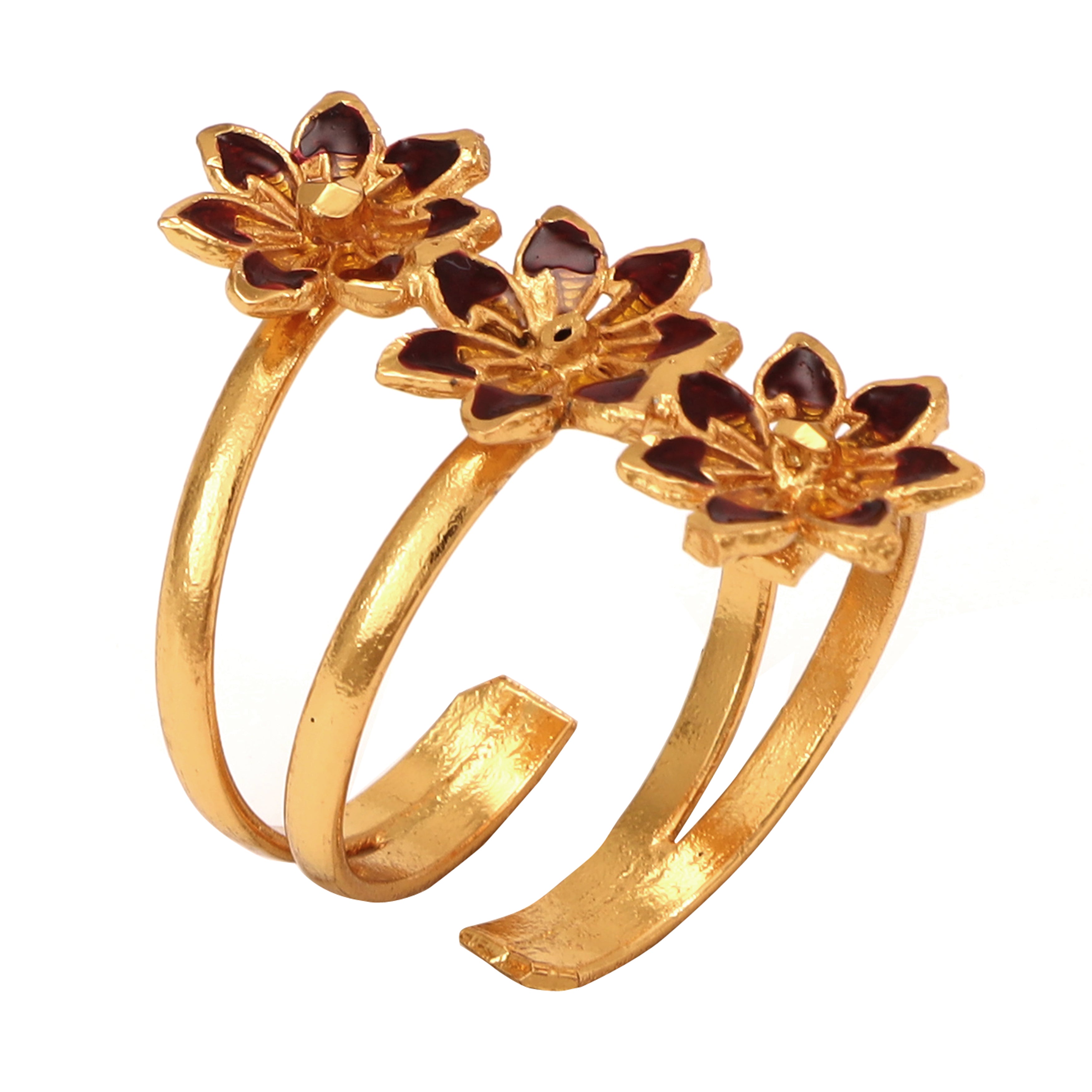 Triple Flower Ring