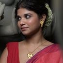 Tripple Sushni Locket Set With Chain (18 Inch) - BRISHNI