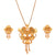 Tripple Sushni Locket Set With Chain (19 Inch) - BRISHNI