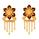 Twin Flower Minakari Necklace Set - BRISHNI