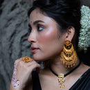 Two Steps Chandbali Earrings - BRISHNI