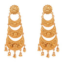 Two Steps Chandbali Locket With Matching Earrings - BRISHNI