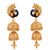 Two Steps Mayur Jhumka - BRISHNI