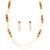White Beaded Chatai Necklace Set - BRISHNI