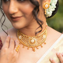 White Mina Charm Choker - BRISHNI