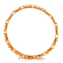 White Mina Flower Churi - Two Pieces - BRISHNI