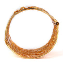 White Mina Flower Glass Chur - BRISHNI