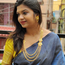 White Mina Flower Lahara Set - BRISHNI