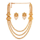 White Mina Flower Lahara Set - BRISHNI
